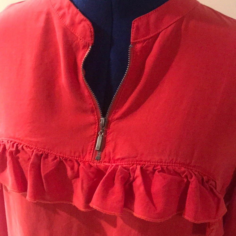 Velvet Heart Oversized Ruffle Top - Picture 5 of 8